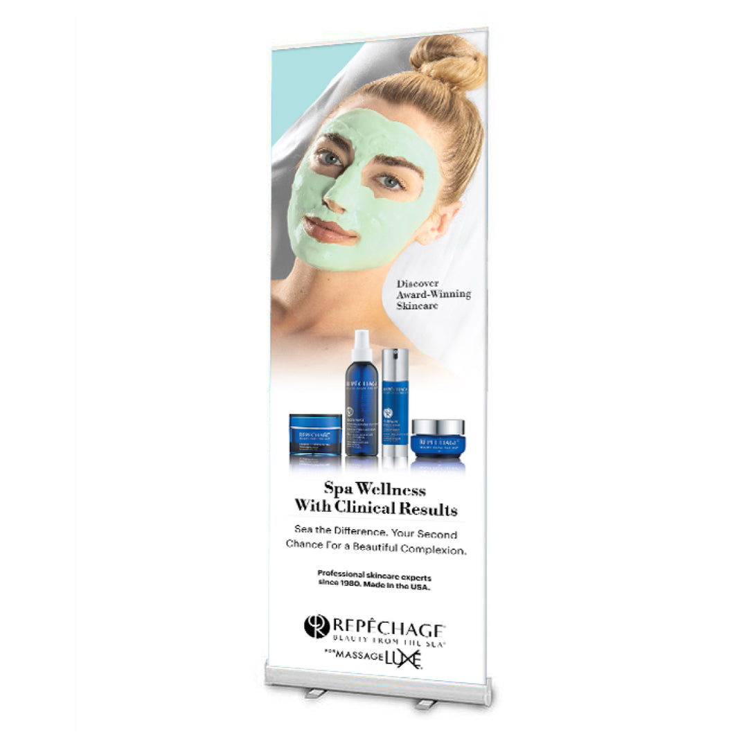 Spa Wellness MassageLuxe Pull-up Banner