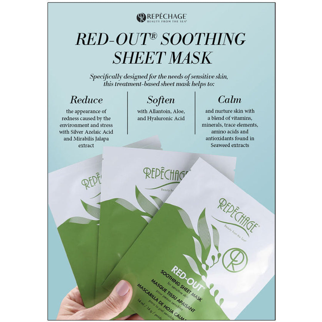 Hydra 4® Red-Out® Sheet Mask Shelftalker